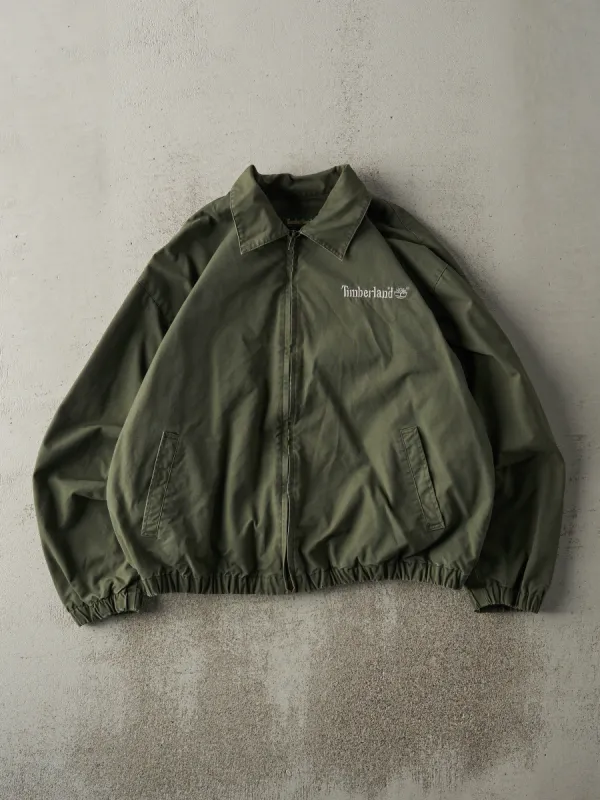90’s timberland work jacket!! 90'S Timberland WEATHERGEAR Leather Collar Duck Hunting