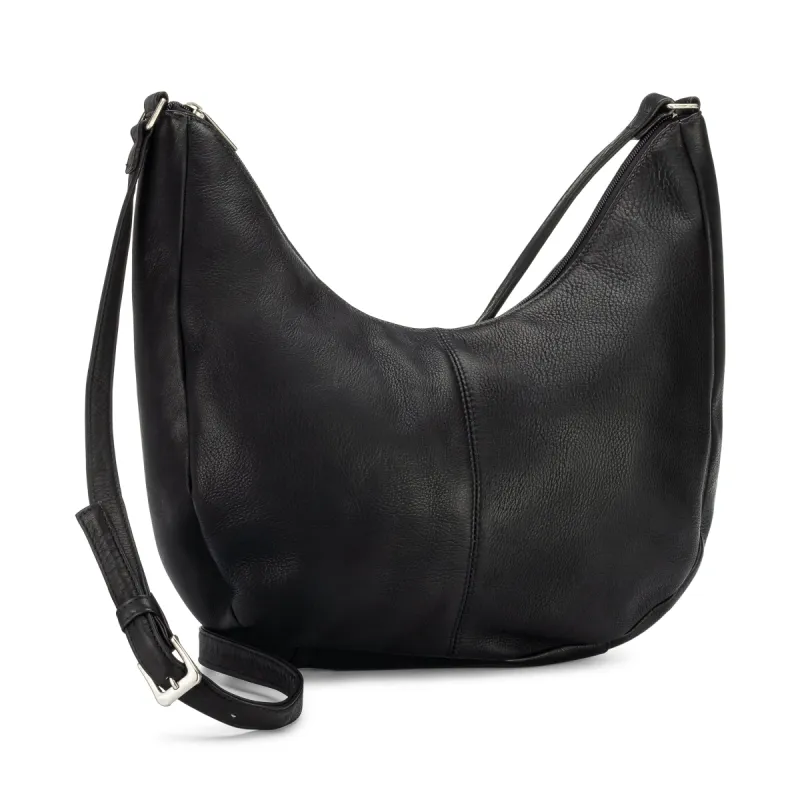 Leather Half Moon Crossbody sold by Ruumur