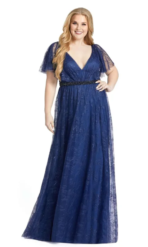 Long Plus-Size Prom Dress 67435 by Mac Duggal sold by PromGirl