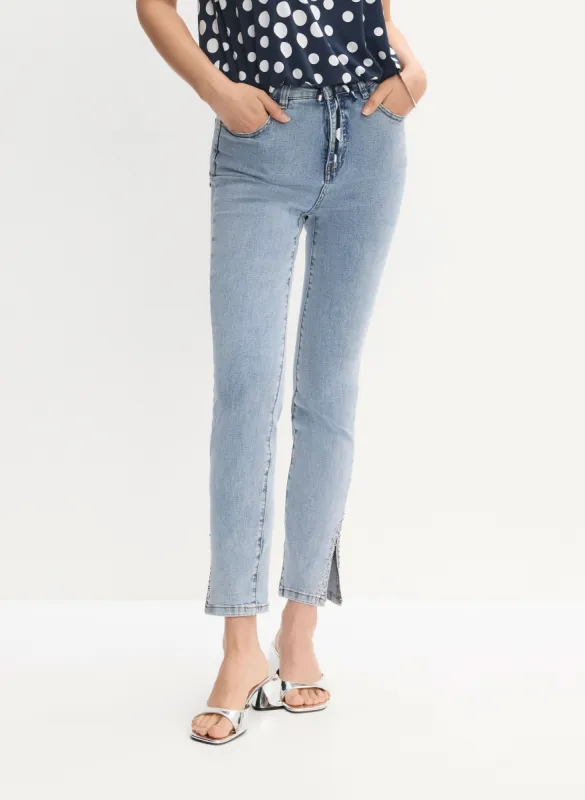 Slim Leg Rhinestone Detail Jeans sold by Melanie Lyne