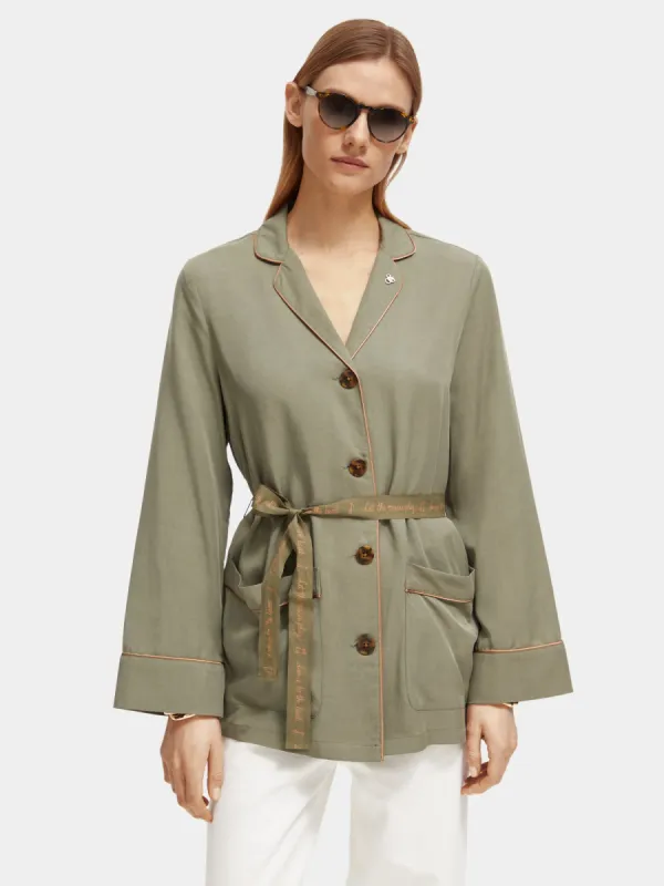 Belted blazer sold by Scotch and Soda