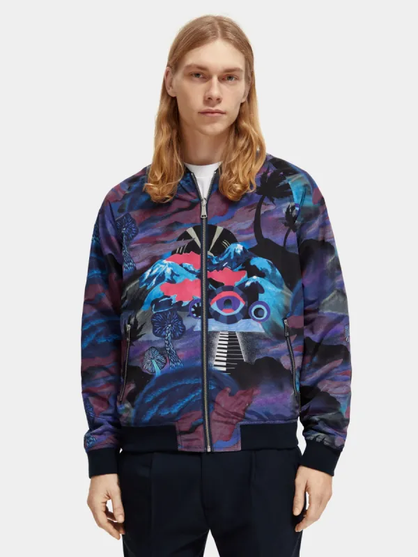 Reversible bomber jacket sold by Scotch and Soda