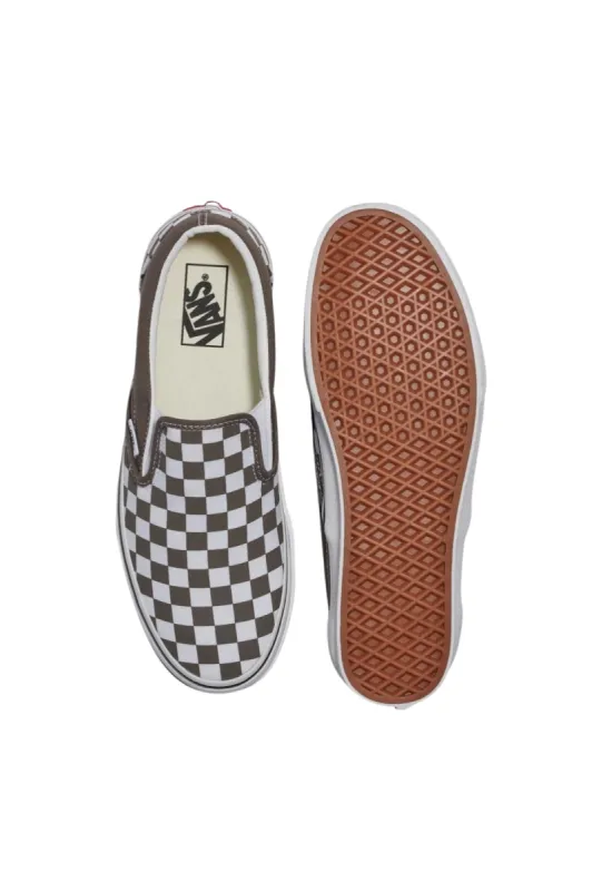 Vans Mens Classic Slip-On Color Theory Checkerboard Bungee Cord sold by Shine On
