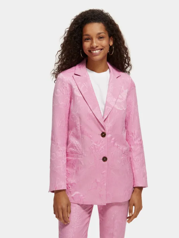 Jacquard single breasted blazer sold by Scotch and Soda