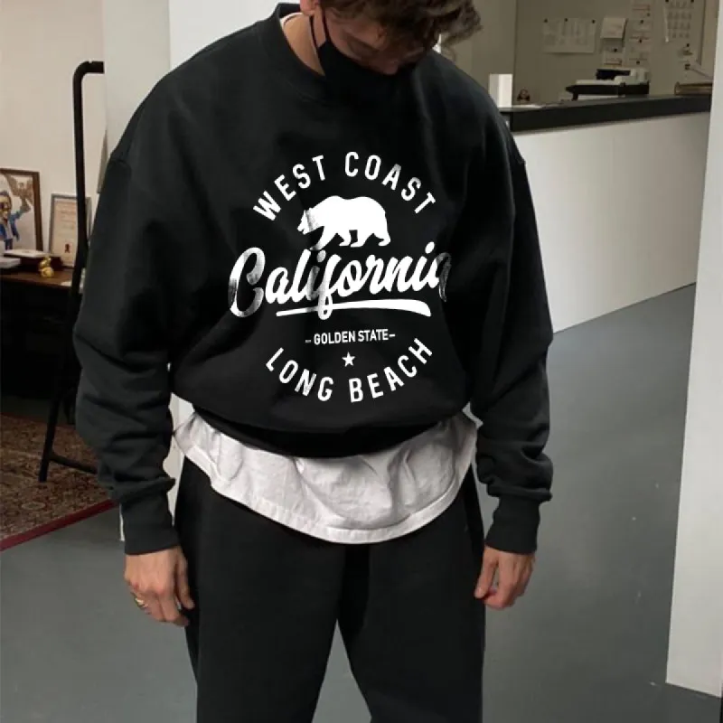 California Men's Sweatshirt sold by Shopnova