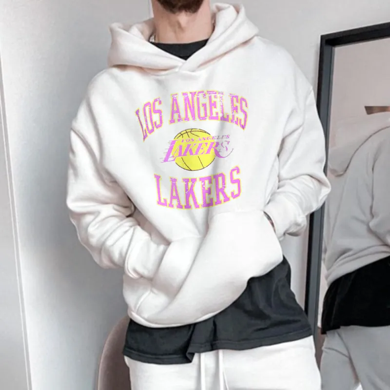 Clearance-LA Graphic Print Men's Hoodie-L,2XL sold by Shopnova
