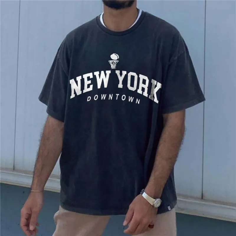 Clearance-NewYork Men's T-Shirt-S sold by Shopnova