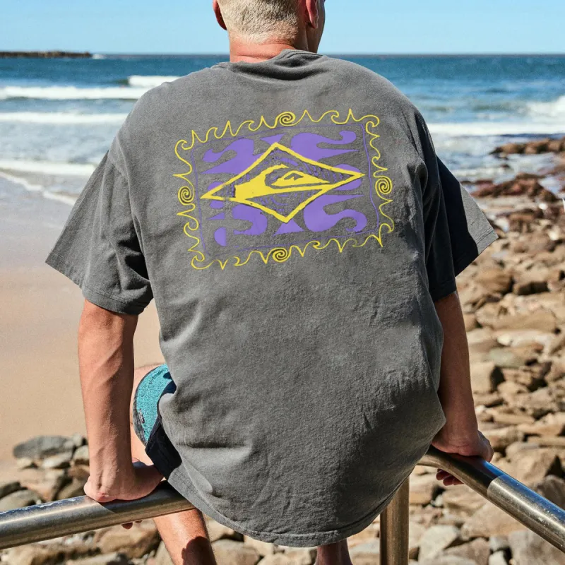 Clearance-Men's Retro Graphics T-Shirts-S sold by Shopnova