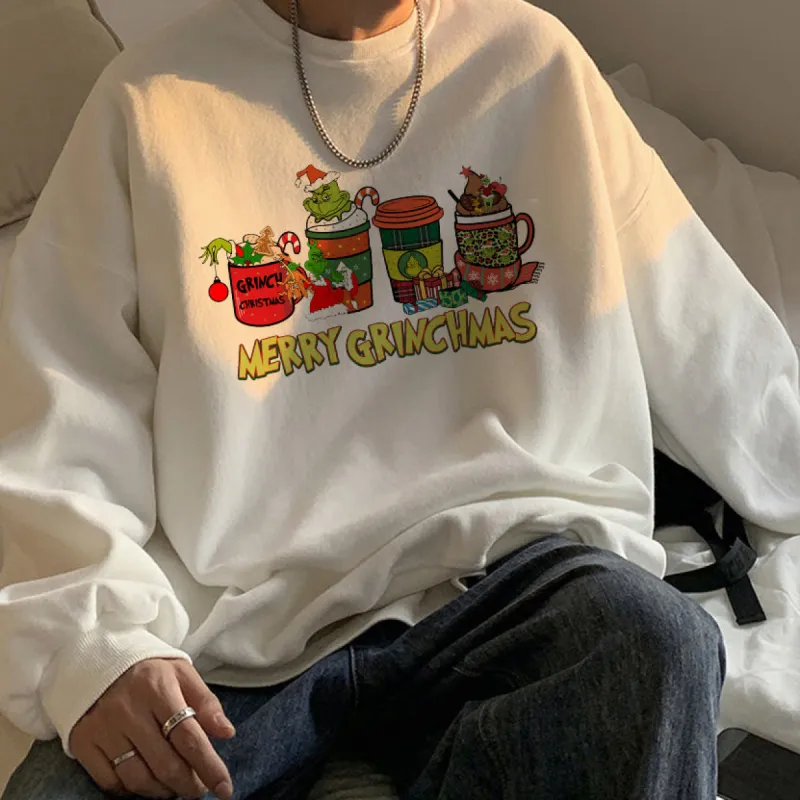 Merry Grinchmas Print Men's Sweatshirt sold by Shopnova