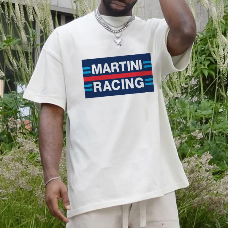 Martini Racing Men's Cotton T-shirt sold by Shopnova