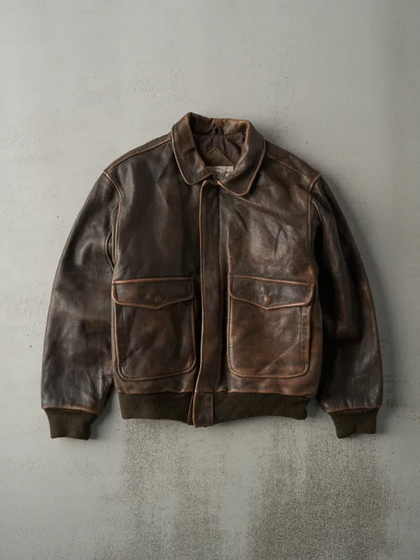 ジャケット・アウター 80s vintage calf leather bomber jacket Vintage Woman Black Leather Bomber Jacket With Painted