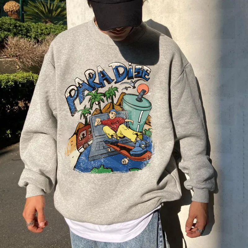 ACE2™ Paradise Men's Sweatshirt sold by Shopnova