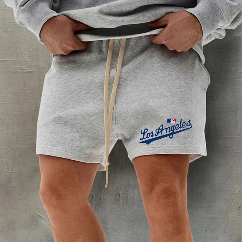 Los angeles Men's Sports Casual Shorts sold by Shopnova