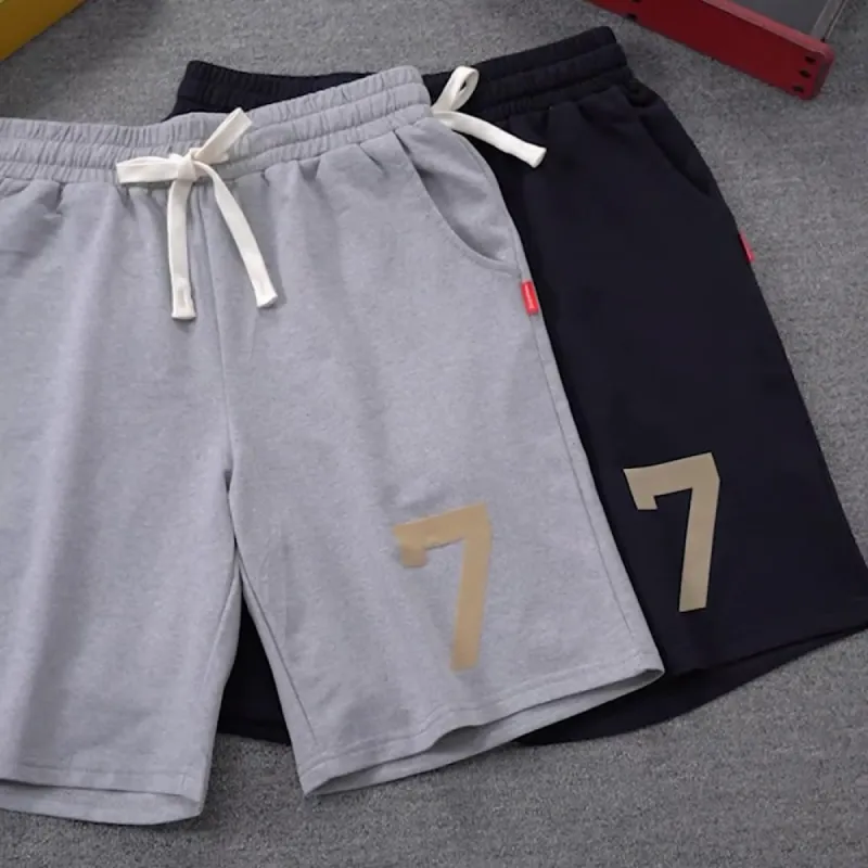 No. 7 Men's Drawstring Casual Shorts sold by Shopnova