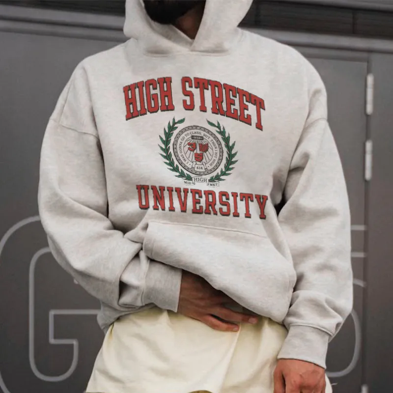 High Street Universiy Men's Casual Hoodies sold by Shopnova