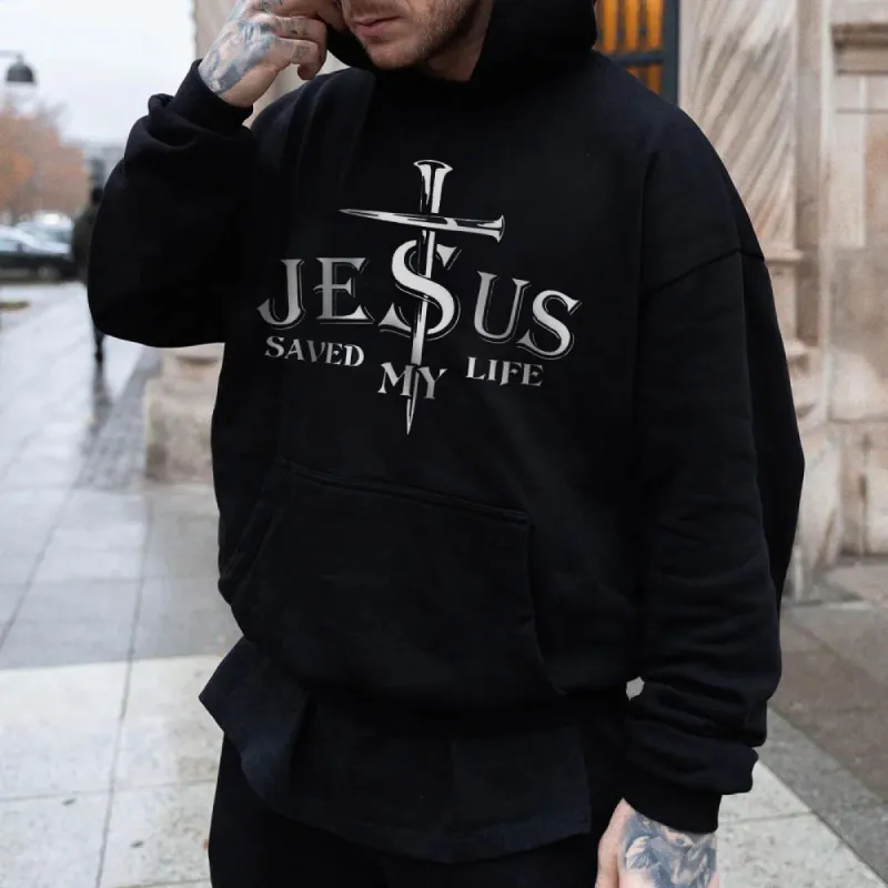 Jesus Save My Life Men's Casual Hoodies sold by Shopnova