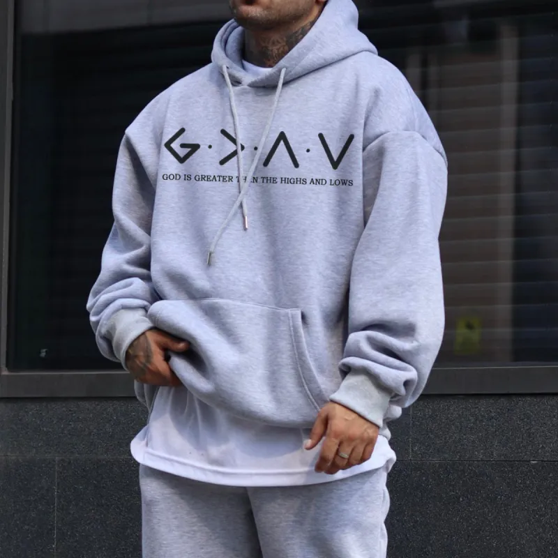 God Is Greater Than The Highs And Lows Men's Hoodies sold by Shopnova