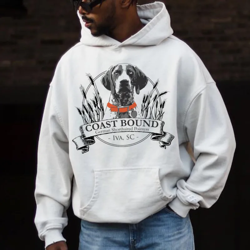 Graphic Print Men's Hoodie Sweatshirt sold by Shopnova
