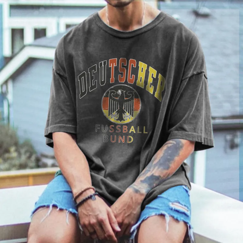 DFB Soccer Men's Sports Casual T-Shirt sold by Shopnova