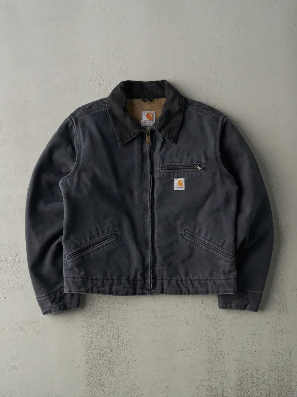 Vintage Y2K Faded Black Carhartt Detroit Jacket (S) | Parallel