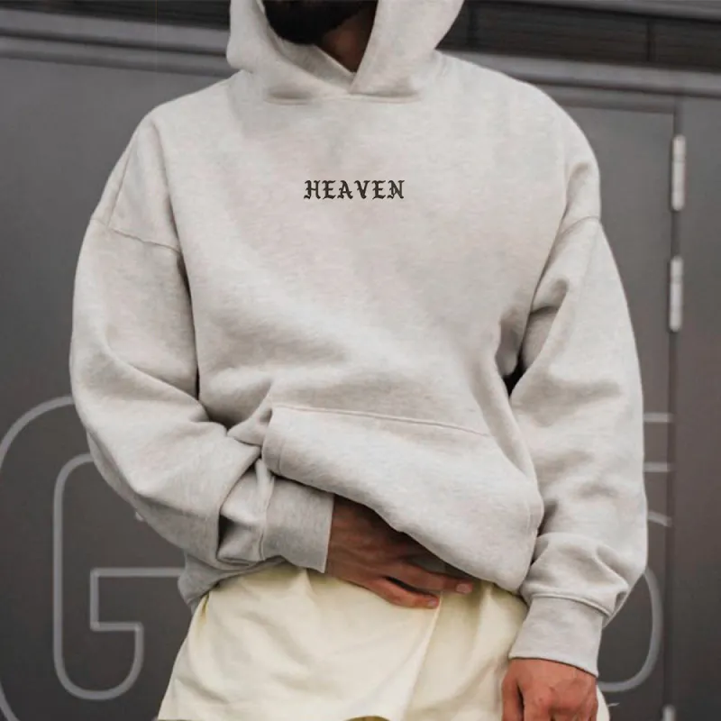 HEAVEN Men's Casual Front Pocket Hoodie sold by Shopnova