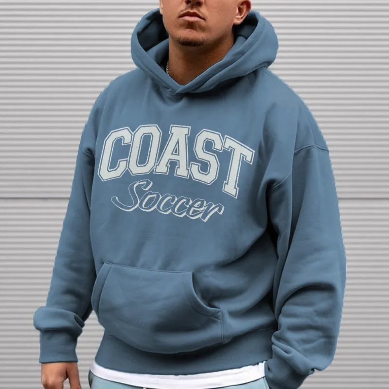 Coast Soccer Men's Fleece Hoodie 320g sold by Shopnova