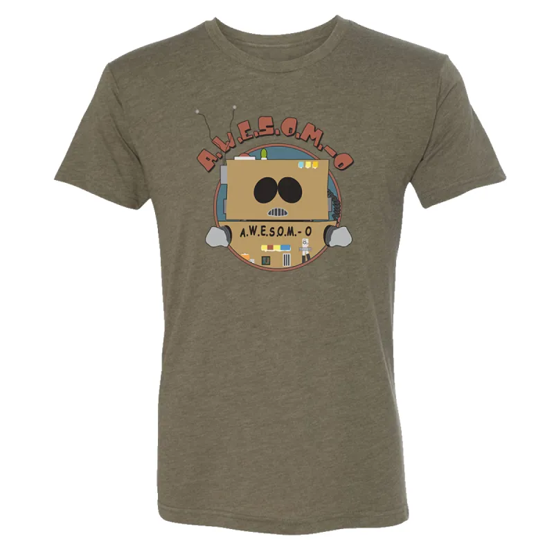 South Park Awesom-o Robot Men's Tri-Blend T-Shirt sold by South Park Shop