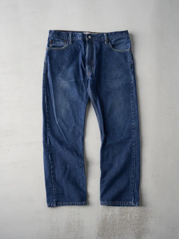 Vintage Dark Wash Levis 505 Straight Fit Jeans (36x29) sold by Rebalance Vintage