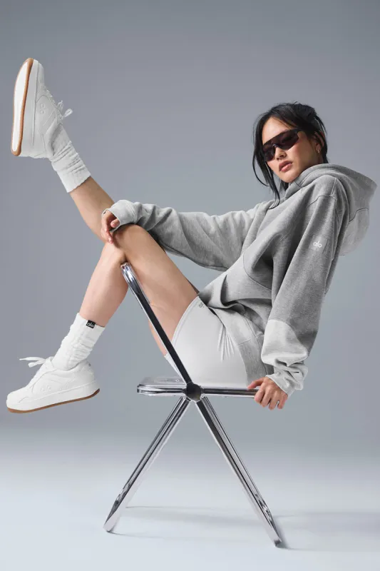 Make Waves Hoodie - Athletic Heather Grey Tonal sold by Alo Yoga
