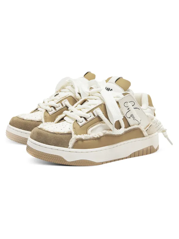 Destruction Series Tassel Contrast Color Sneakers - 2356 sold by Thesupermade