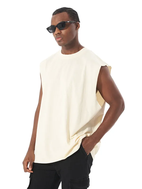Thesupermade Heavyweight Cotton Sleeveless Unisex Vintage Waistcoat sold by Thesupermade