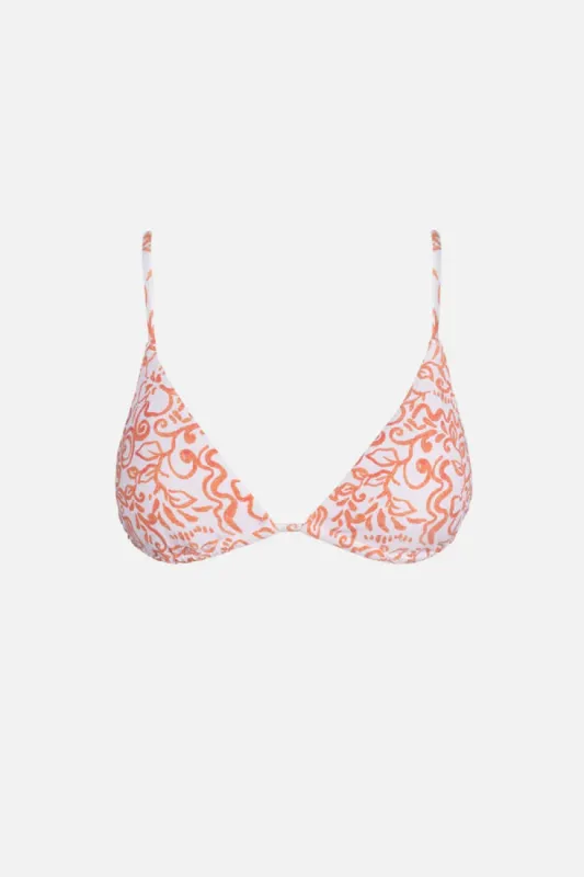 Rhythm Islander Floral Slide Tri Top  - CORAL sold by Sun Diego Boardshops