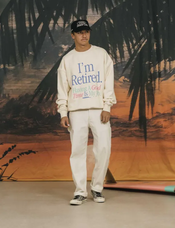 Duvin RETIRED CREW SWEATER - BLUE sold by Sun Diego Boardshops
