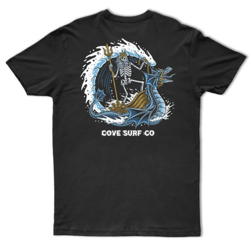 Cove Poseidon Tee - Black sold by Sun Diego Boardshops