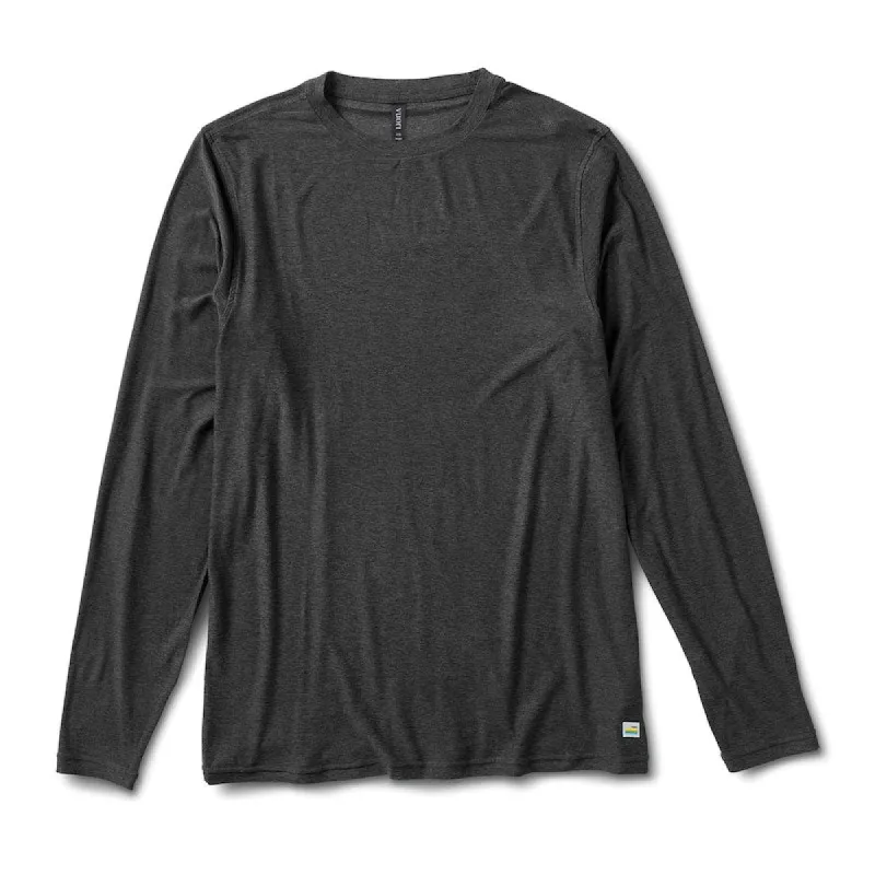 Vuori Long-Sleeve Strato Tech Tee - Charcoal Heather sold by Sun Diego Boardshops