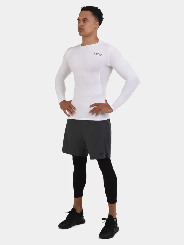 Hyperfusion Compression Base Layer Long Sleeve Crew Neck For Men sold by TCA