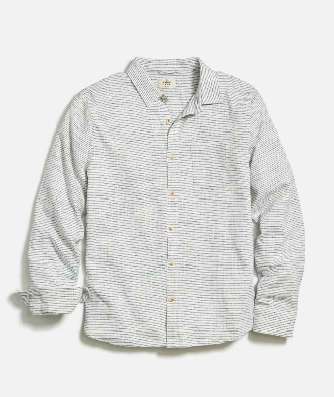 Men's Stretch Selvage Long Sleeve Shirt sold by Marine Layer