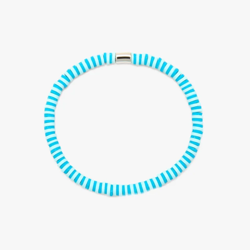 Canal Blues Seascape Stretch Bracelet sold by Pura Vida