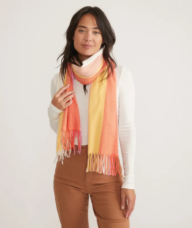 Archive Stripe Scarf sold by Marine Layer