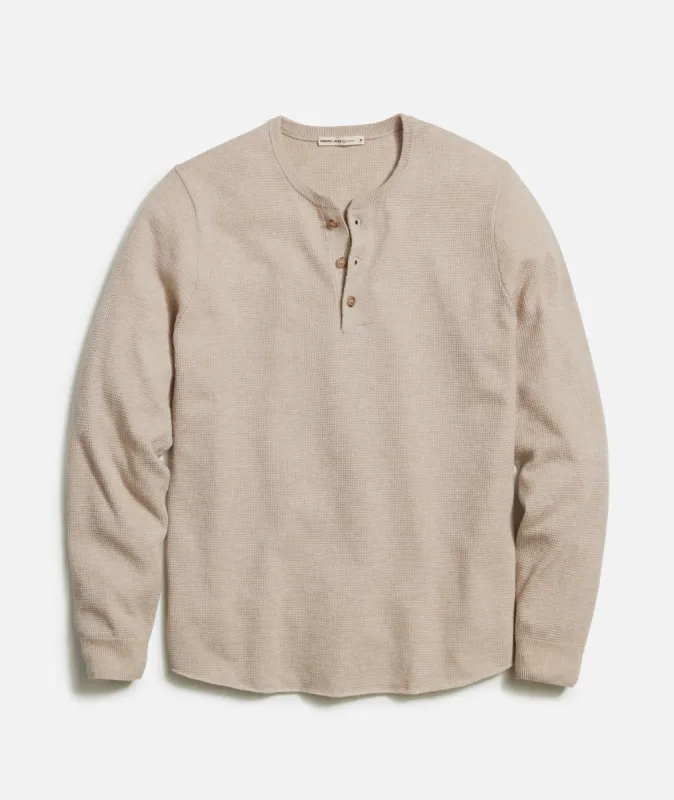 Merino Blend Sweater Henley sold by Marine Layer