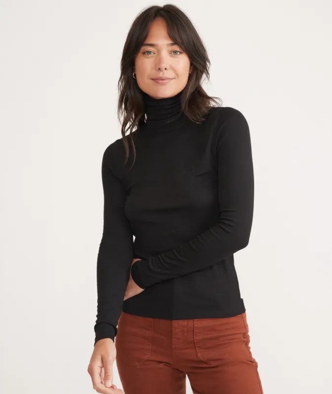 Lexi Rib Turtleneck sold by Marine Layer