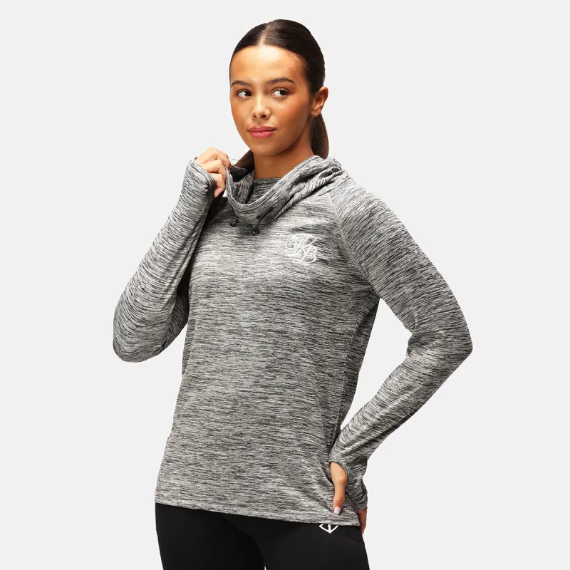TKB Grey Cowl Neck Hoodie sold by Tikiboo
