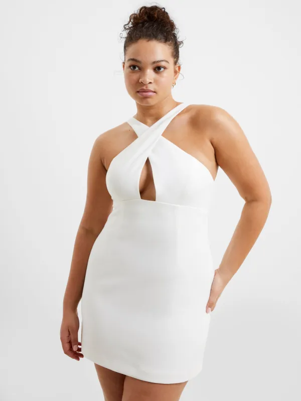 Whisper Ruth Crossover Neck Dress sold by French Connection