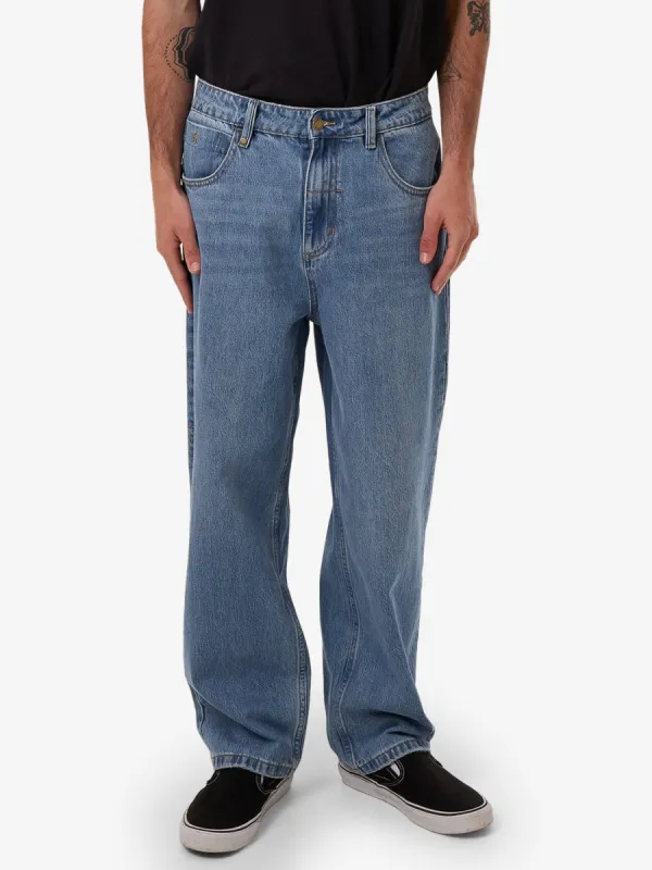 Big Slacker Baggy Denim Jean - Dark Dust Blue sold by Thrills