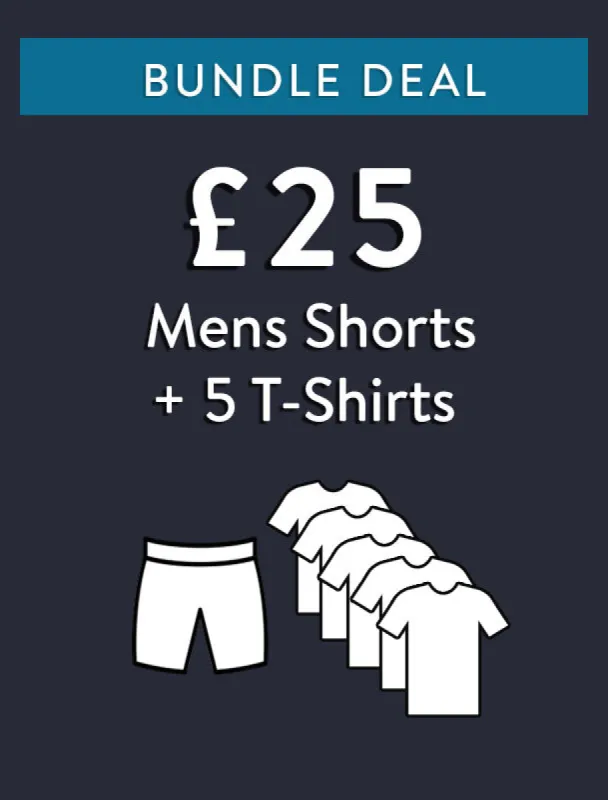 Bundle Deal - Shorts + 5 T-Shirts for £25* sold by Tokyo Laundry