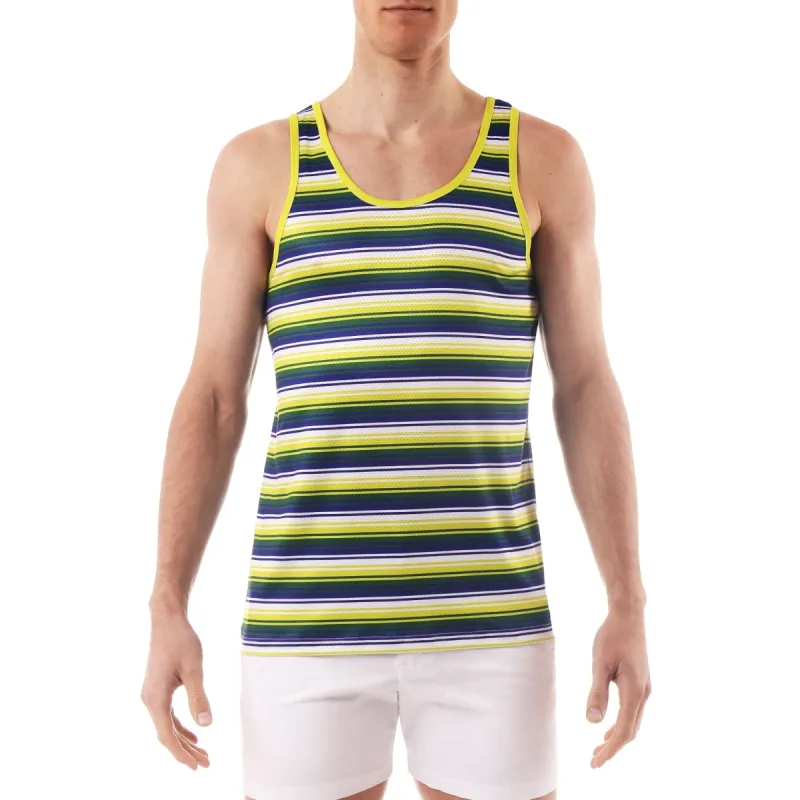 Parke & Ronen Lemon Mesh Tank Top sold by Underwear Expert