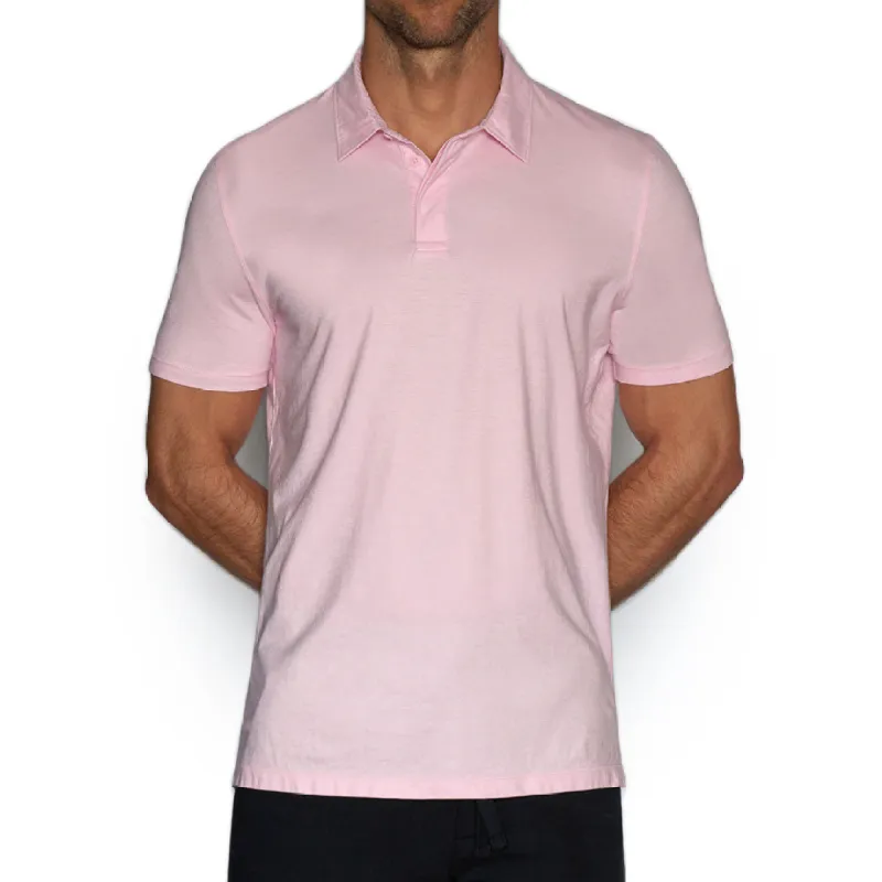 C-IN2 Perfect Pima Relaxed Polo Pino Pink sold by Underwear Expert