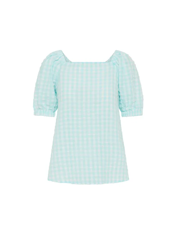 Puff Sleeve Square Neck Blouse- Sale sold by Anne Klein