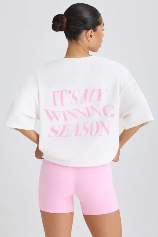 Oversized T-Shirt in White sold by Oh Polly