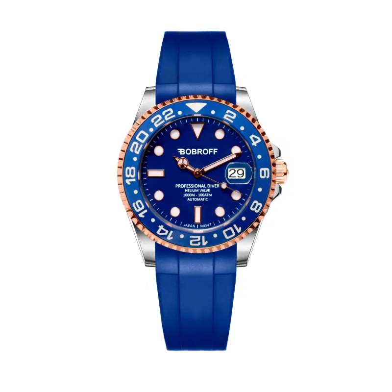Bobroff BF0006-CA Unisex Horloge 41mm 100ATM sold by Watch2Day